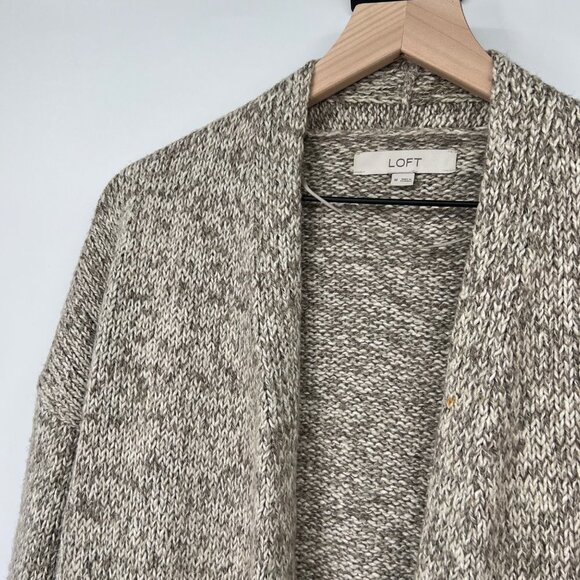 Ann Taylor Loft Womens Cardigan Sweater sz M Knit Open Front - Picture 4 of 10